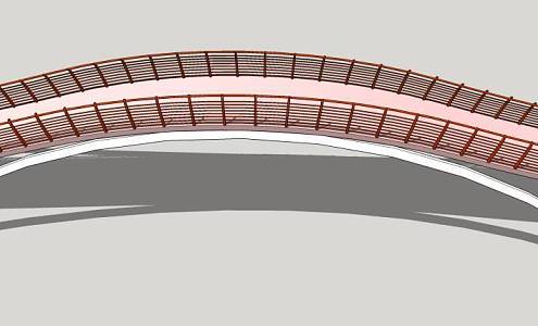 Landscape Bridge 3d model