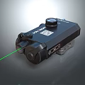 AT3 Tactical Black Laser Sight With Green Beam And Control Knobs