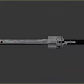 Classic Silver Revolver With Metallic Surface And Black Grip Design
