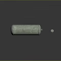 Rusty Metal Storage Tanks In Large And Small Sizes With Reflective Base And Dark Background