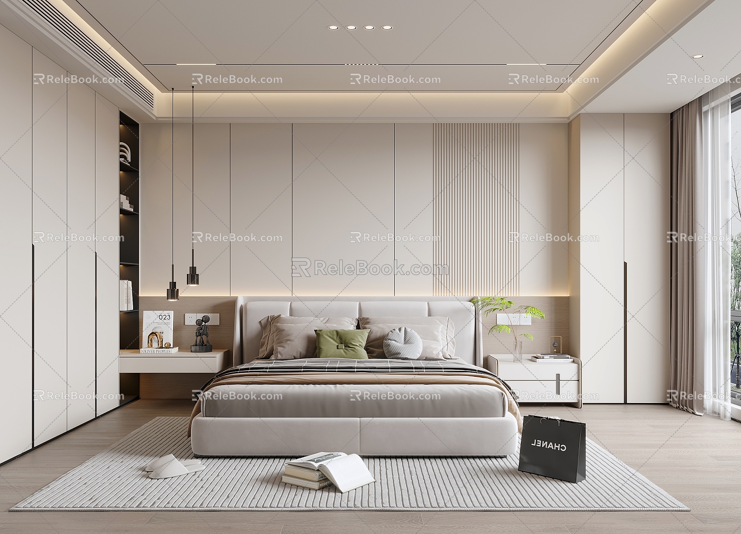 Modern Bedroom 3d model