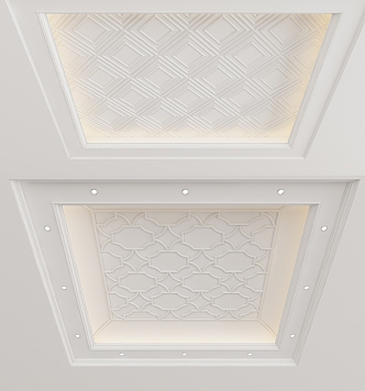 European-style ceiling 3d model