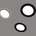 Modern Recessed Downlights In White Black Brown For Ceiling Lighting Design