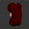 Human Kidneys 3D Anatomical Model Showing Internal Structure And Blood Vessels