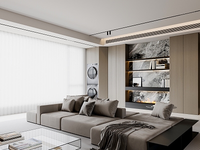 modern living room model