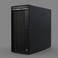 Computer host chassis desktop computer 3d model
