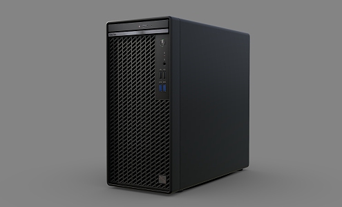 Computer host chassis desktop computer 3d model