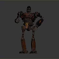 Robot Assistant Small Robot Butler Robot Butler Figure Game Figure 3d model