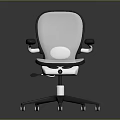 Ergonomic Modern Office Chair With Breathable Mesh Back Adjustable Arms And Rolling Casters