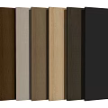 Various Wood Grain Wall Panels With Multiple Color Options For Interior Design Projects 3d model