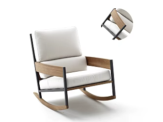 Modern Sofa Chair Leisure Chair 3d model