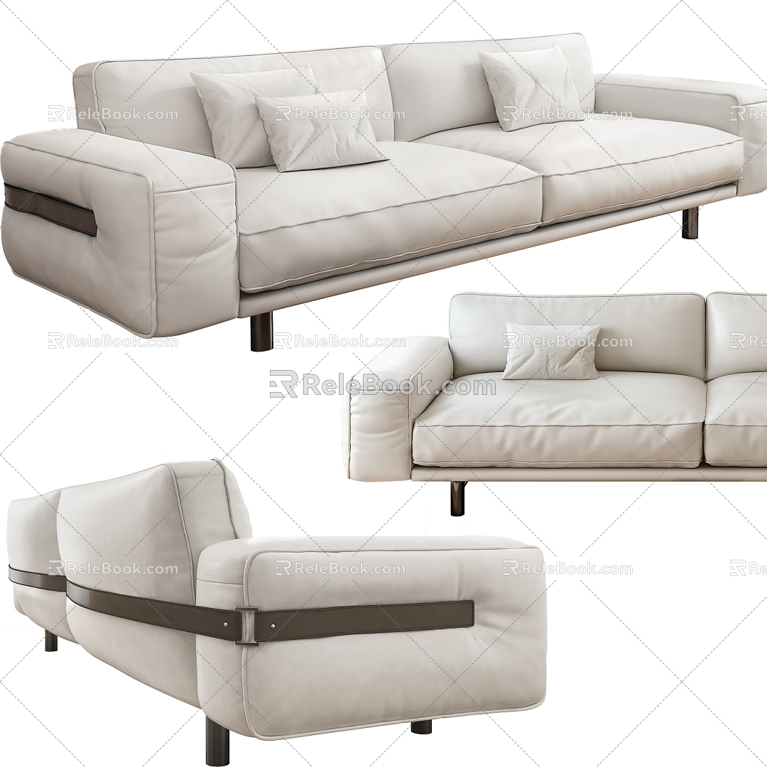 Arketipo multi-person sofa 3d model