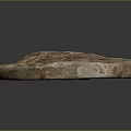Ancient Circular Coin With Rusted Metallic Surface And Historical Engraved Design