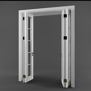 European folding door 3d model