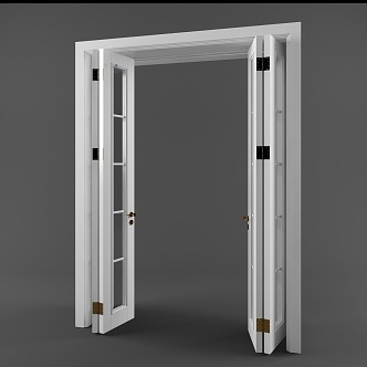 European folding door 3d model