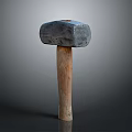 Heavy Duty Metal Head Hammer With Solid Wooden Handle For Hardware Projects