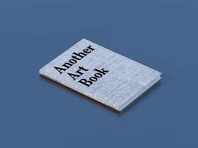Another Art Book With Gray Cover For Daily Living Necessities 3d model