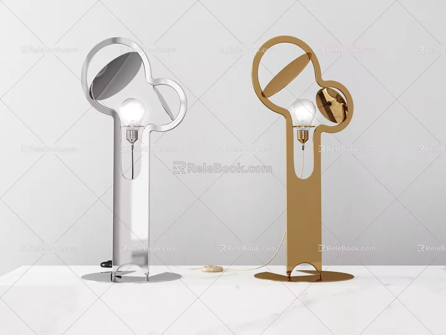 Modern Table Lamp Metal Table Lamp 3d model
