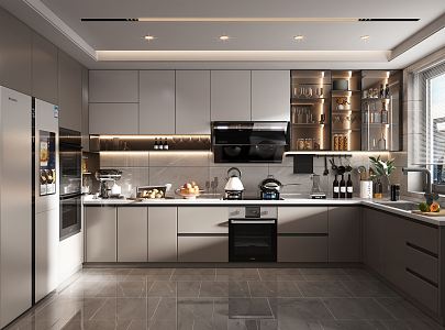 Modern Kitchen 3d model