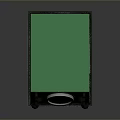 Green Electronic Device With Circular Blue Screen And Control Buttons From Duoli Electronic Company