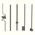 Wall lamp combination long wall lamp minimalist wall lamp 3d model