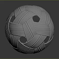 White Woven Texture Modern Design Soccer Ball For Sports Training And Games