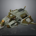 Futuristic Space Exploration Vehicle With Detailed Modules And Sci Fi Design