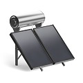 modern solar water heater 3d model