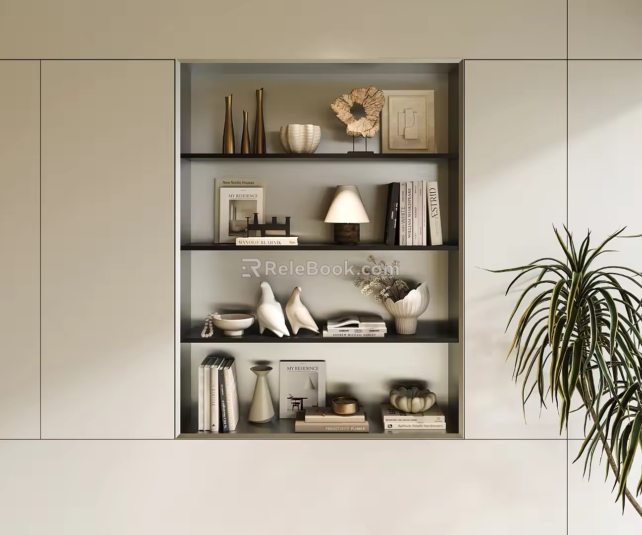 Modern Italian Ornaments Combination Italian Middle Ancient Ornaments Combination Modern Middle Ancient Decorative Ornaments Italian Decorative Cabinet Ornament Combination 3d model
