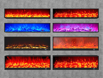 Modern Fireplace 3d model