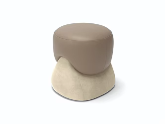 Italian Tea Chair Minimalist Tea Table and Chair Round Stool Leather Stool Guest Chair Large and Small Apartment Dining Stool Shoe Changing Stool 3d model