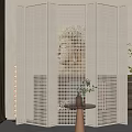 Modern Screen Partition 3d model