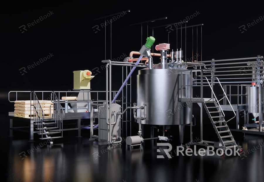 Modern boiling pot heat exchanger fermentation tank beer processing equipment model