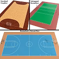 Essential Sports Equipment for Basketball Volleyball and Tennis Courts with Hoops Nets