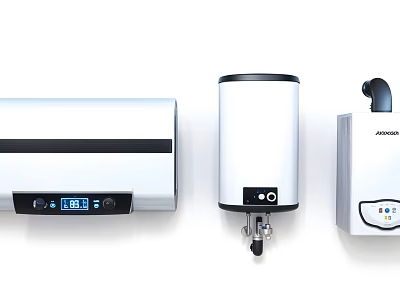 Vanward Home Electrical Appliances Featuring Water Heaters With Digital Display And Compact Design 3d model