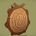 Fierce Wolf Head Wall Decor with Wooden Frame for Home Decoration