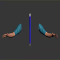 Professional Blue Metal Hardware Tool With Ergonomic Handle And Arm Like Design