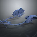 Automotive Suspension Components 3D Model Featuring Metal Structure And Durable Design