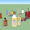 Essential Bathroom Accessories With Soap Dispensers Fragrance Diffusers Toothbrush Holders And Storage Trays