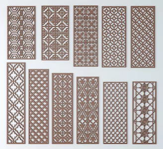 Chinese ancient pattern 3d model
