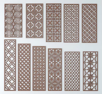 Chinese ancient pattern 3d model