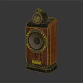 Wooden Home Speaker With Modern Design And Top Small Speaker Unit