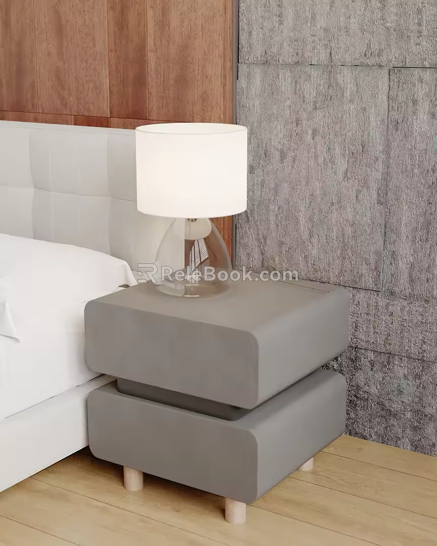 Table lamp table lamp side 3d model