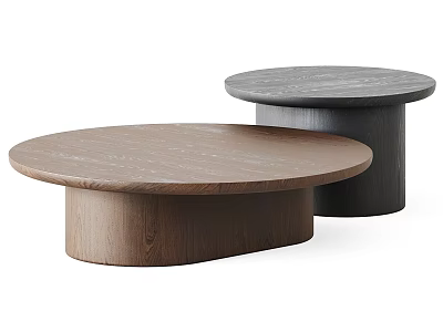 Other Coffee Magazine Brown Small Table 3d model