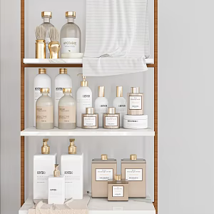 Modern Storage Rack 3d model