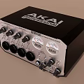 AKAI Professional Headphone Audio Interface With Multiple Knobs Input Output Controls