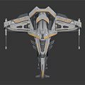 Modern fighter sci-fighter sci-fighter 3d model