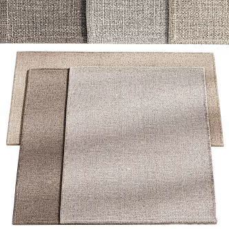 modern square carpet square carpet 3d model