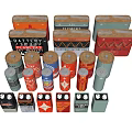 Household Electrical Appliances Featuring Various Colorful Batteries With Different Brands And Sizes
