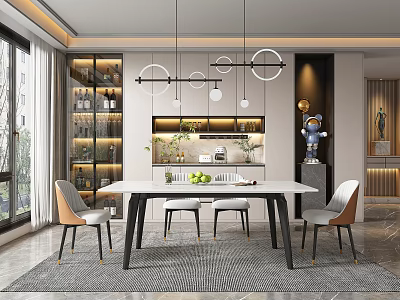 Modern Restaurant 3d model
